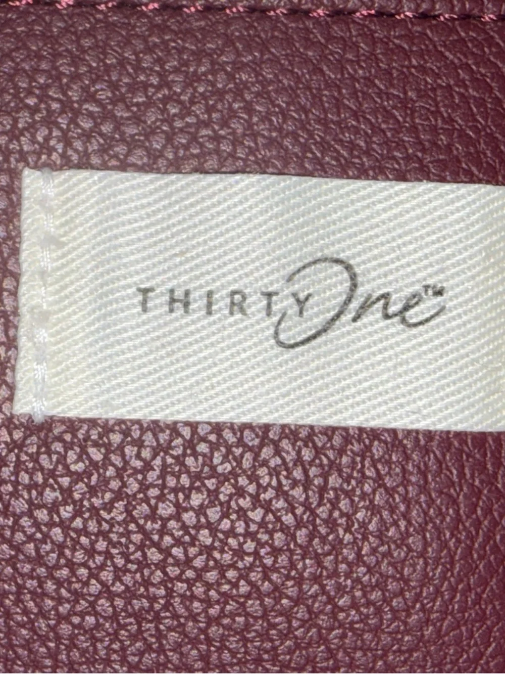 Thirty-One All About The Benjamins Wallet Burgundy - Picture 5 of 7